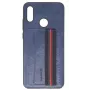 EVELATUS Capa protetora Cubit em plástico azul para Huawei P Smart 2019