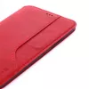 Evelatus Capa traseira em silicone líquido vermelha para Apple iPhone X