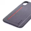 Evelatus Capa traseira em silicone líquido para Apple iPhone X / XS - preta