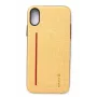 Evelatus Capa protetora em silicone líquido 6127 amarela para Apple iPhone X