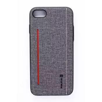 Evelatus Capa traseira em silicone 6127 cinzenta para Apple iPhone 7/8