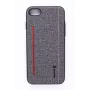 Evelatus Capa traseira em silicone 6127 cinzenta para Apple iPhone 7/8