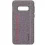 Evelatus Capa traseira em silicone cinzenta para Samsung Galaxy S10e