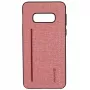 Evelatus Capa traseira em silicone rosa para Samsung Galaxy S10e