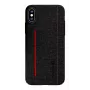 Evelatus Capa traseira em silicone 6127 preta para Samsung Galaxy S10