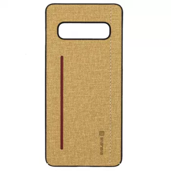Evelatus Capa em silicone amarela para Samsung Galaxy S10