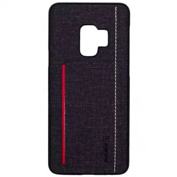 Evelatus Capa traseira em silicone preta para Samsung Galaxy S9