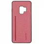 Evelatus Capa traseira em silicone rosa para Samsung Galaxy S9