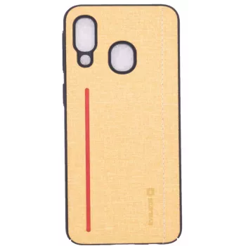 Evelatus Capa em silicone para Samsung Galaxy A40 - amarela