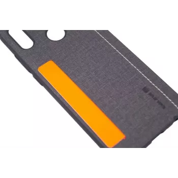 Evelatus Capa traseira de silicone 6127 para Huawei P Smart 2019 preta