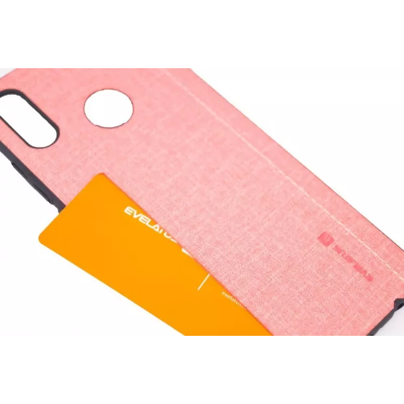 Evelatus Capa de silicone para Huawei P Smart 2019 rosa