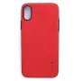 Evelatus Capa traseira Velvet para Apple iPhone X vermelha