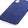 Evelatus Capa traseira Velvet para Apple iPhone X azul