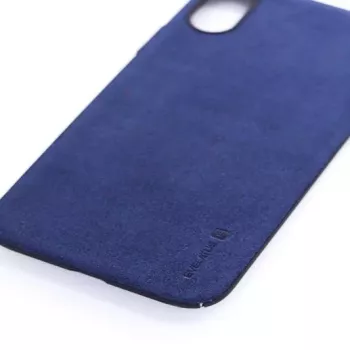 Evelatus Capa traseira Velvet para Apple iPhone X azul