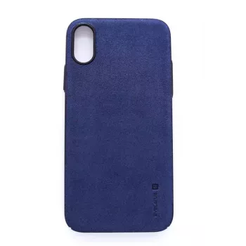 Evelatus Capa traseira Velvet para Apple iPhone X azul