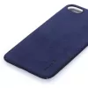 USAMS Capa de silicone para iPhone 7/8/SE 2020/SE 2022 Velvet azul
