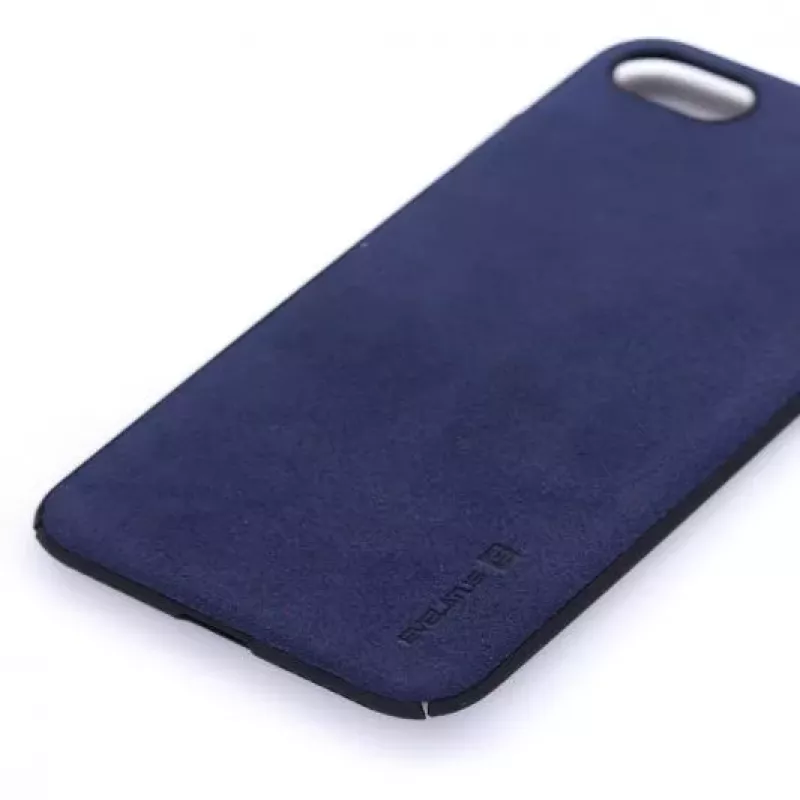 USAMS Capa de silicone para iPhone 7/8/SE 2020/SE 2022 Velvet azul