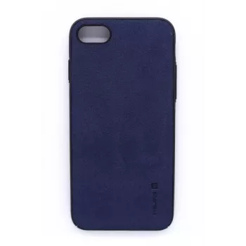USAMS Capa de silicone para iPhone 7/8/SE 2020/SE 2022 Velvet azul