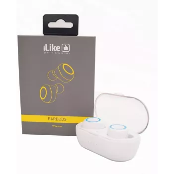 iLike Auriculares Bluetooth IBE01 brancos