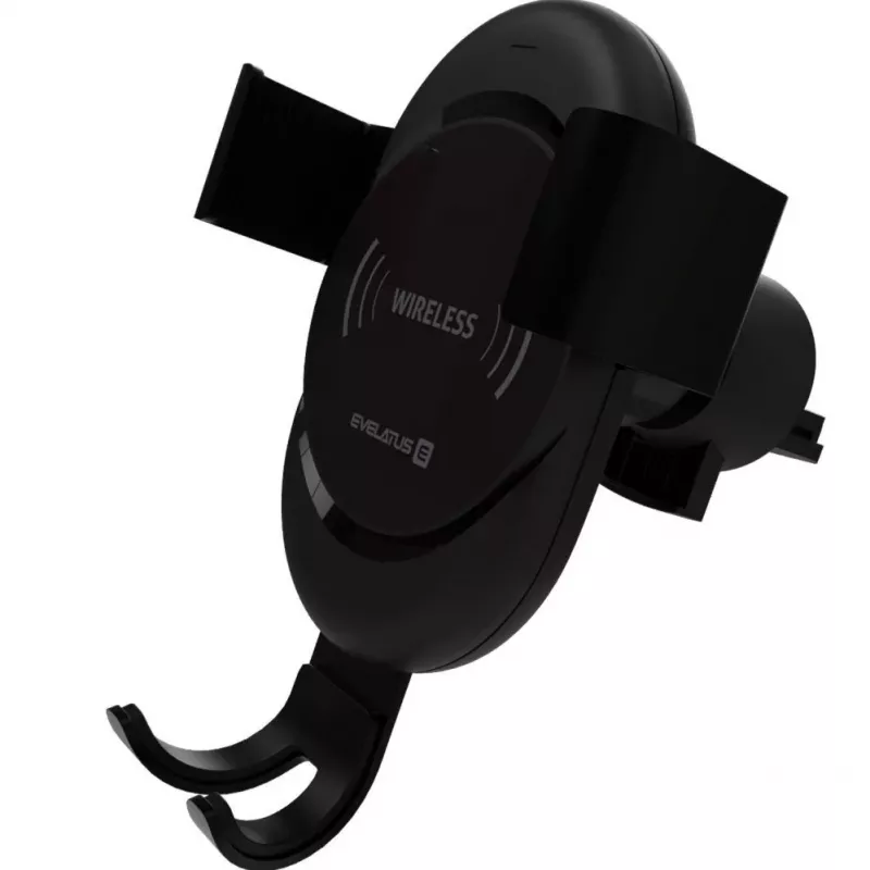 Evelatus Suporte de carro Gravity com carregador sem fios WCH02 preto