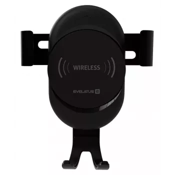 Evelatus Suporte de carro Gravity com carregador sem fios WCH02 preto