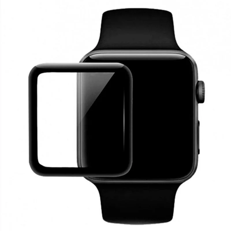 EVELATUS Protetor de ecrã PMMA+PET transparente para Apple Watch 42 mm