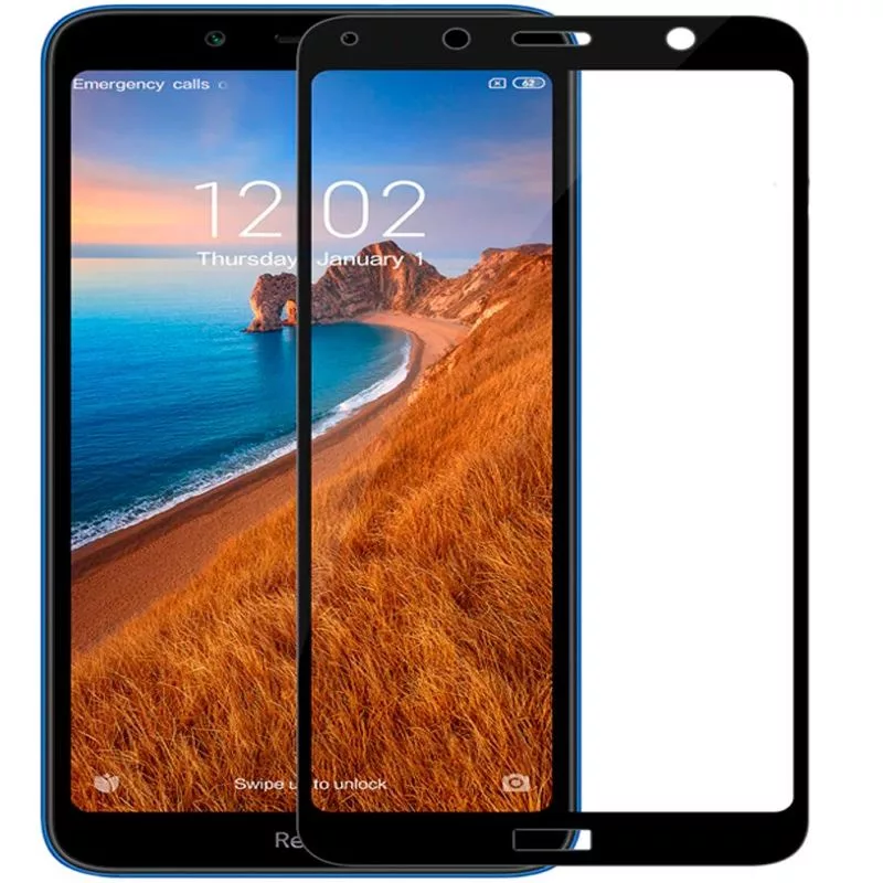 Evelatus Xiaomi Redmi 7A 2.5D Full Cover Japan Glue Glass Anti-Static protetor de ecrã