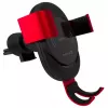 Evelatus Suporte de carro Gravity com carregador sem fios WCH02 vermelho