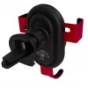 Evelatus Suporte de carro Gravity com carregador sem fios WCH02 vermelho