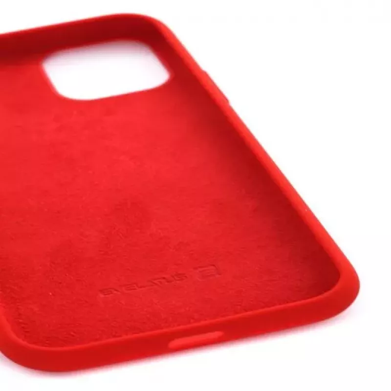 Evelatus Capa de silicone Premium Soft Touch para Apple iPhone 11 Pro vermelha