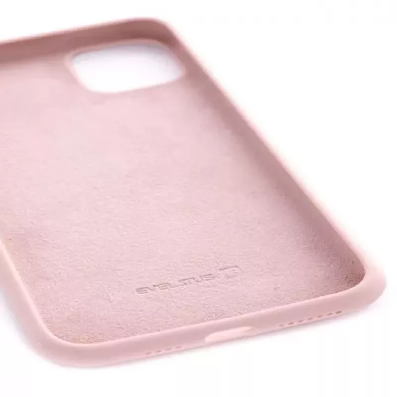 Evelatus Capa de silicone Premium Soft Touch para Apple iPhone 11 Pro rosa areia