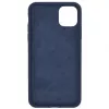 Evelatus Capa de silicone Premium Soft Touch para Apple iPhone 11 Pro azul-escuro