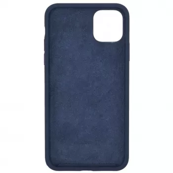 Evelatus Capa de silicone Premium Soft Touch para Apple iPhone 11 Pro azul-escuro