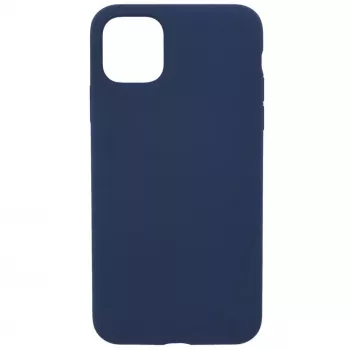Evelatus Capa de silicone Premium Soft Touch para Apple iPhone 11 Pro azul-escuro
