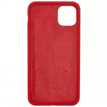 Evelatus Capa de silicone Premium Soft Touch para Apple iPhone 11 Pro Max vermelha