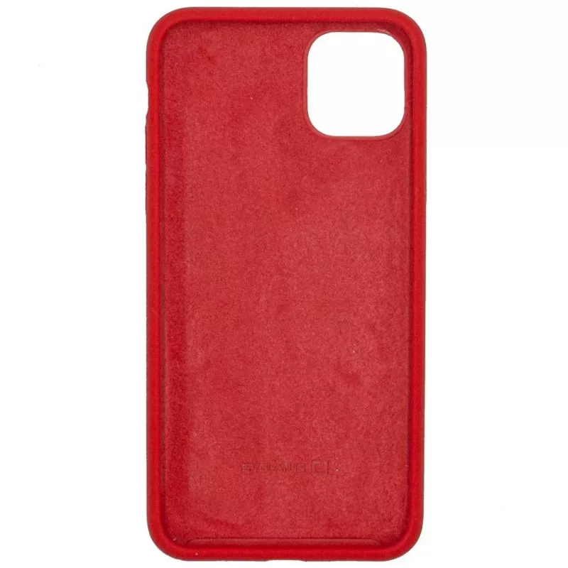 Evelatus Capa de silicone Premium Soft Touch para Apple iPhone 11 Pro Max vermelha