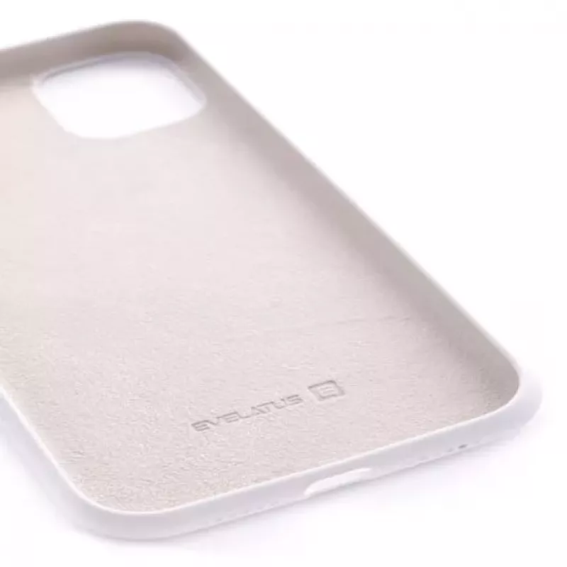 Evelatus Capa de silicone Premium Soft Touch para Apple iPhone 11 Pro Max pedra