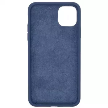 Evelatus Capa de silicone Premium Soft Touch para Apple iPhone 11 Pro Max azul meia-noite