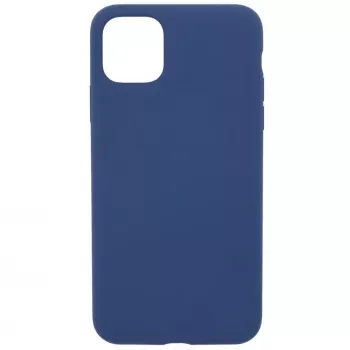 Evelatus Capa de silicone Premium Soft Touch para Apple iPhone 11 Pro Max azul meia-noite