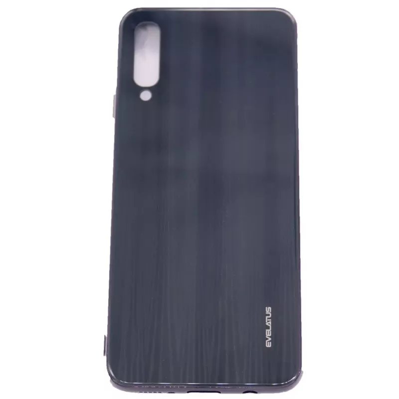Evelatus Proteção de ecrã em vidro temperado Water Ripple Full Color Electroplating para Samsung Galaxy A50 preta