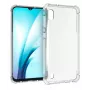 Evelatus Capa de silicone militar à prova de choque TPU para Samsung Galaxy A10 transparente