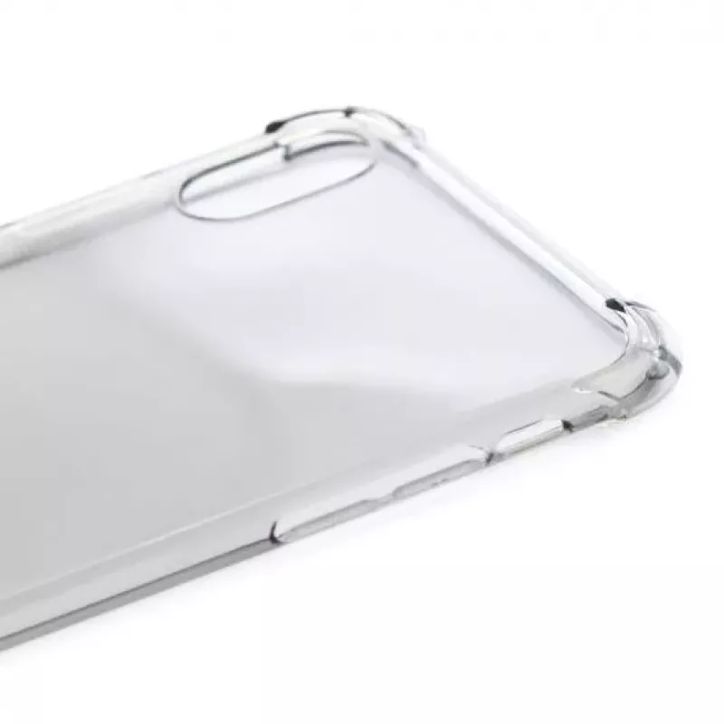 Evelatus Capa de silicone militar à prova de choque TPU para Apple iPhone X/XS preta