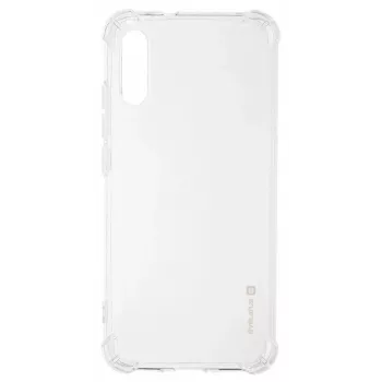 Evelatus Capa de silicone militar à prova de choque TPU para Xiaomi Mi A3 transparente