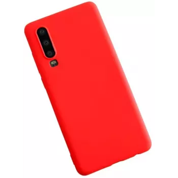 Evelatus Capa em silicone Nano Soft Touch TPU para Huawei P30 vermelha