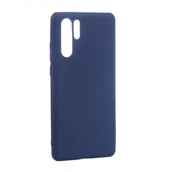 Evelatus Capa em silicone Nano Soft Touch TPU para Huawei P30 Pro azul-escura