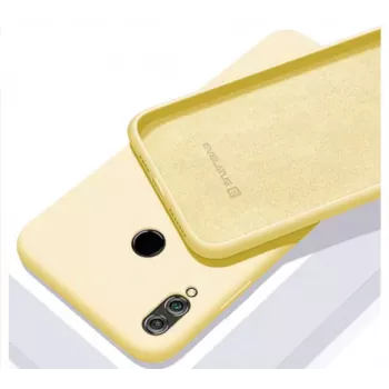 Evelatus Capa protetora em silicone Soft para Xiaomi Mi 9 Lite amarela