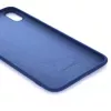 Evelatus Apple iPhone X/Xs Capa de Silicone Nano Soft Touch TPU Azul Escuro