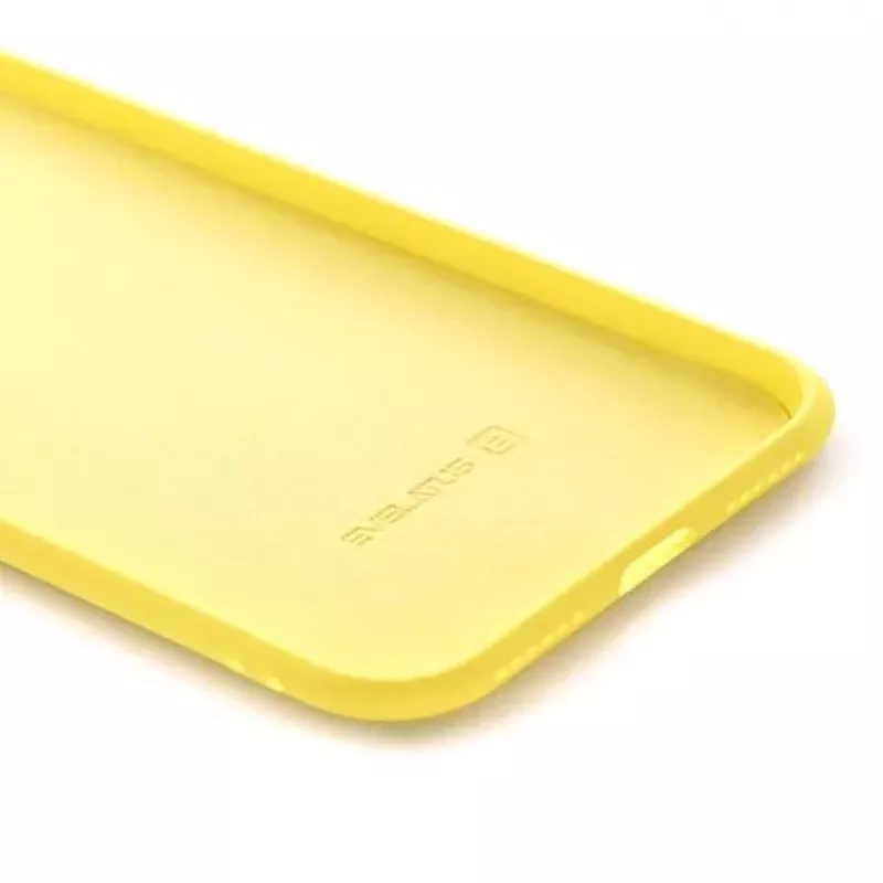 Evelatus Apple iPhone X/Xs Capa de Silicone Nano Soft Touch TPU Amarelo
