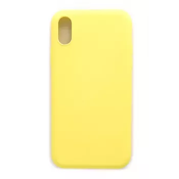 Evelatus Apple iPhone X/Xs Capa de Silicone Nano Soft Touch TPU Amarelo