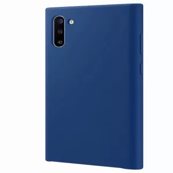 Evelatus Samsung Galaxy Note 10 Capa de Silicone Premium Soft Touch Azul Meia-Noite